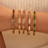 Bracelet Stainless Steel Geometric Diamond Electroplating Women's Jewelry