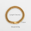 Bracelet Stainless Steel Geometric Electroplated For Women