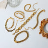 Bracelet Stainless Steel Geometric Electroplated For Women