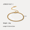 Bracelet Stainless Steel Geometric Electroplated For Women