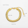 Bracelet Stainless Steel Geometric Electroplated For Women