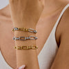 Bracelet Stainless Steel Geometric Electroplated Jewelry
