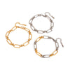 Bracelet Stainless Steel Geometric Electroplated Jewelry