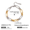 Bracelet Stainless Steel Geometric Electroplated Jewelry