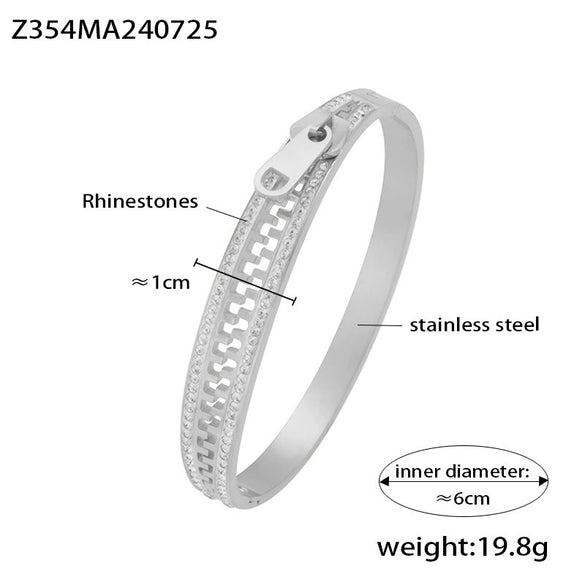 Bracelet 316L Stainless Steel Geometric Electroplated 18K Gold Nonfading Jewelry