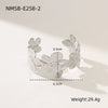 Bracelet Stainless Steel Geometric Electroplated 18K Gold Open Fashion Exaggerated Wide Version