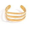 Bracelet Stainless Steel Geometric Electroplated Modern Minimalist Trendy Jewelry