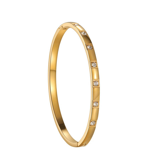 Bracelet Stainless Steel Geometric Electroplating Fashion Couple