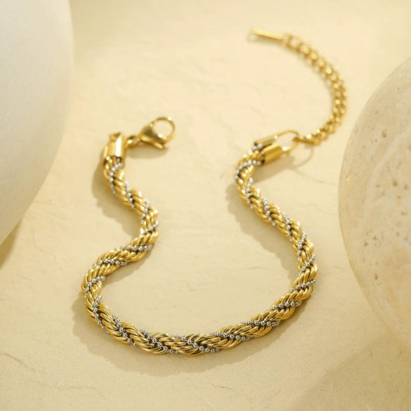 Bracelet Stainless Steel Geometric Electroplating Fashion Jewelry For Women