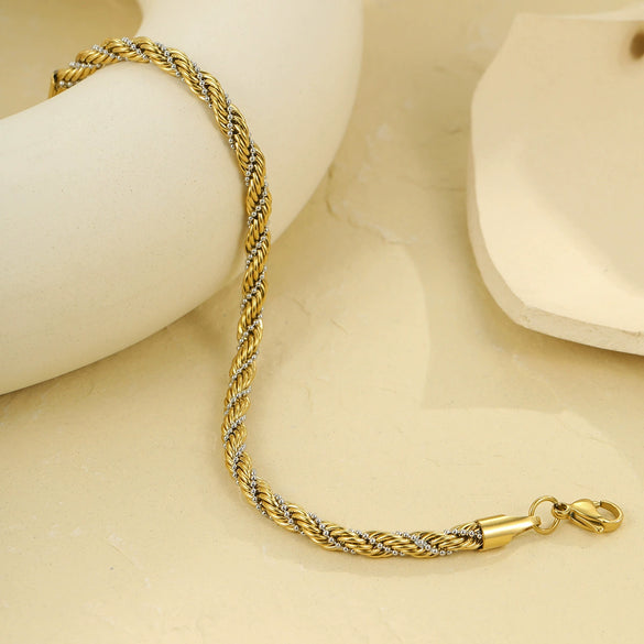 Bracelet Stainless Steel Geometric Electroplating Fashion Jewelry For Women