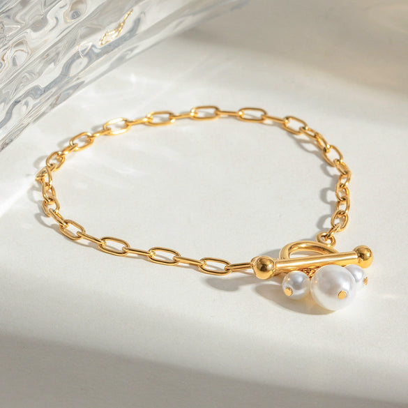 Bracelet Stainless Steel Geometric Electroplating Jewelry