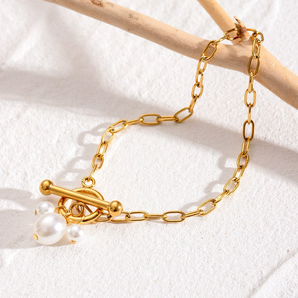 Bracelet Stainless Steel Geometric Electroplating Jewelry
