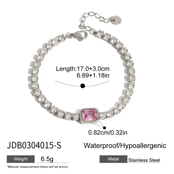 Bracelet Stainless Steel Geometric Electroplating Women's Jewelry