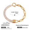 Bracelet Stainless Steel Geometric Electroplating Women's Jewelry