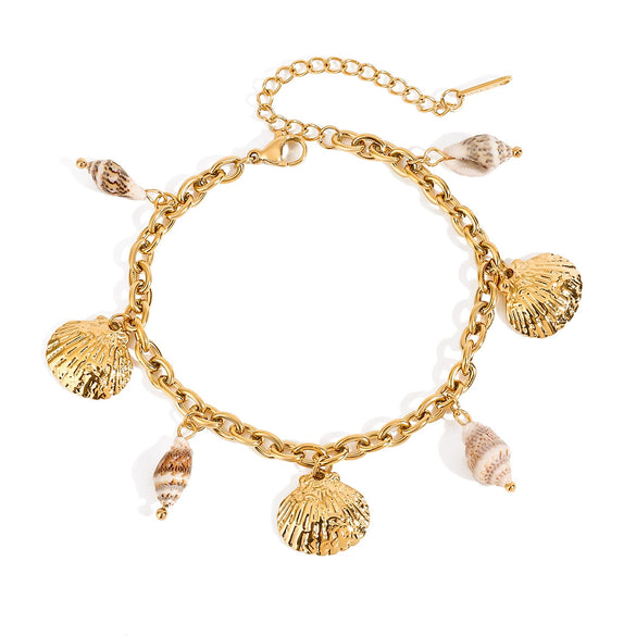 Bracelet Stainless Steel Geometric Electroplating