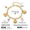 Bracelet Stainless Steel Geometric Electroplating