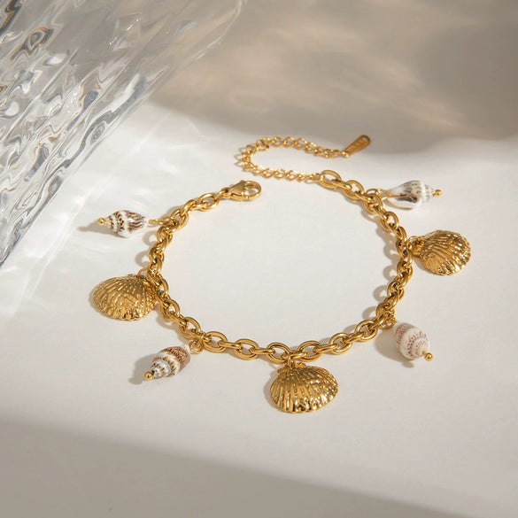 Bracelet Stainless Steel Geometric Electroplating