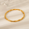 Bracelet Stainless Steel Geometric Electroplating