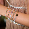 Bracelet Stainless Steel Geometric 18K Gold Plated Zircon Light Luxury Jewelry