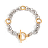Bracelet Stainless Steel Geometric Light Luxury Highend Niche Design Electroplating For Women