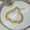 Bracelet Stainless Steel Geometric Multilayer Chain Electroplated Light Luxury Highend Sense Women's Jewelry
