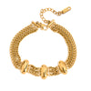 Bracelet Stainless Steel Geometric Multilayer Chain Electroplated Light Luxury Highend Sense Women's Jewelry