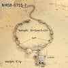 Bracelet Stainless Steel Geometric Pattern Electroplated Women's Fashion Marine Style Stacked