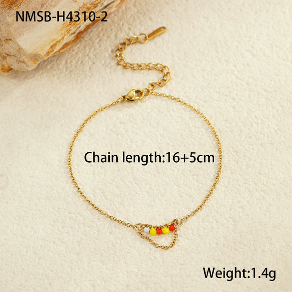 Bracelet Stainless Steel Geometric Pattern Electroplating Women's Fashion Jewelry