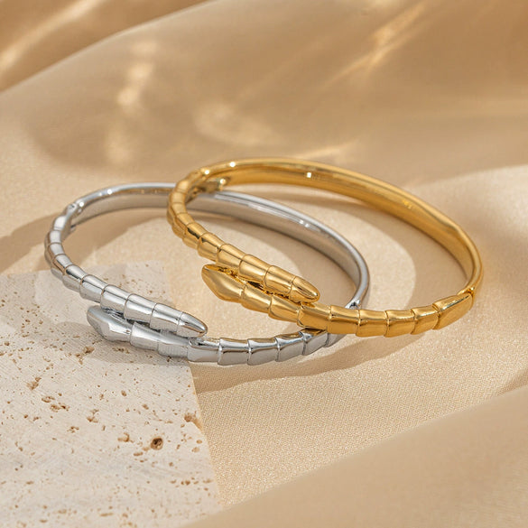 Bracelet Stainless Steel Geometric Shape Casting Electroplating Jewelry For Women