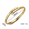 Bracelet Stainless Steel Geometric Shape Casting Electroplating Jewelry For Women