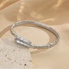 Bracelet Stainless Steel Geometric Shape Casting Electroplating Jewelry For Women
