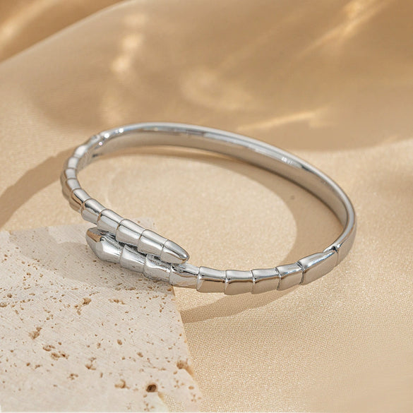 Bracelet Stainless Steel Geometric Shape Casting Electroplating Jewelry For Women
