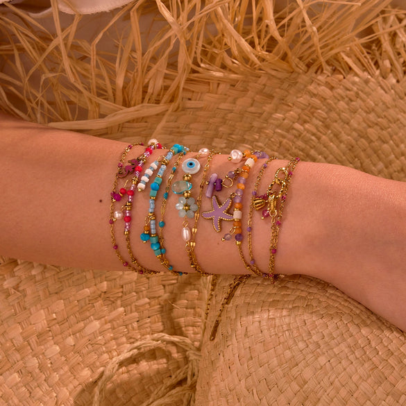 Bracelet Stainless Steel Geometric Style Electroplating For Women