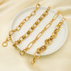 Bracelet Stainless Steel Geometric Twisted Chain Electroplating Fashion Ol Style