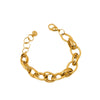 Bracelet Stainless Steel Geometric Twisted Chain Electroplating Fashion Ol Style