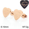 Bracelet Stainless Steel Heart Shaped 18K Gold Plated With Love Water Drops Bell Pattern