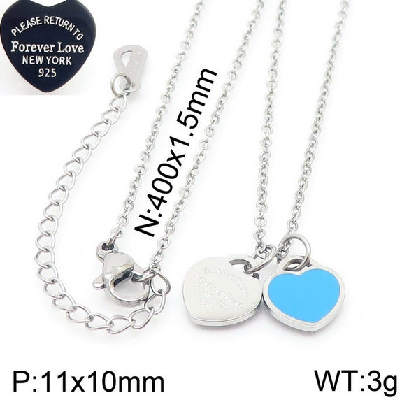 Bracelet Stainless Steel Heart Shaped 18K Gold Plated With Love Water Drops Bell Pattern