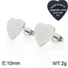 Bracelet Stainless Steel Heart Shaped 18K Gold Plated With Love Water Drops Bell Pattern