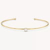 Bracelet Stainless Steel Inlaid Zircon Electroplating Literary Ins Style Geometric