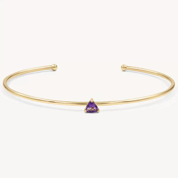 Bracelet Stainless Steel Inlaid Zircon Electroplating Literary Ins Style Geometric