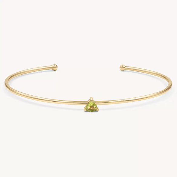 Bracelet Stainless Steel Inlaid Zircon Electroplating Literary Ins Style Geometric