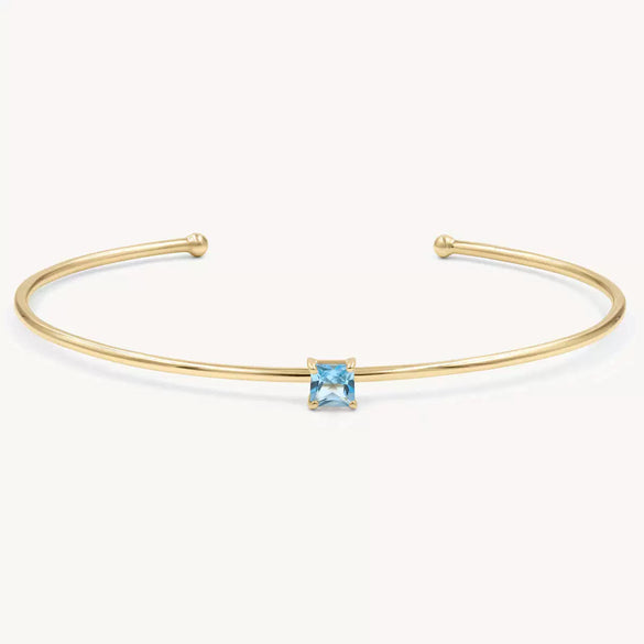 Bracelet Stainless Steel Inlaid Zircon Electroplating Literary Ins Style Geometric
