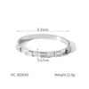 Bracelet Stainless Steel Inlaid Zircon Geometric Retro Light Luxury
