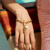 Bracelet Stainless Steel 18K Electroplating Geometric Shell Fishbone Conch Style For Women