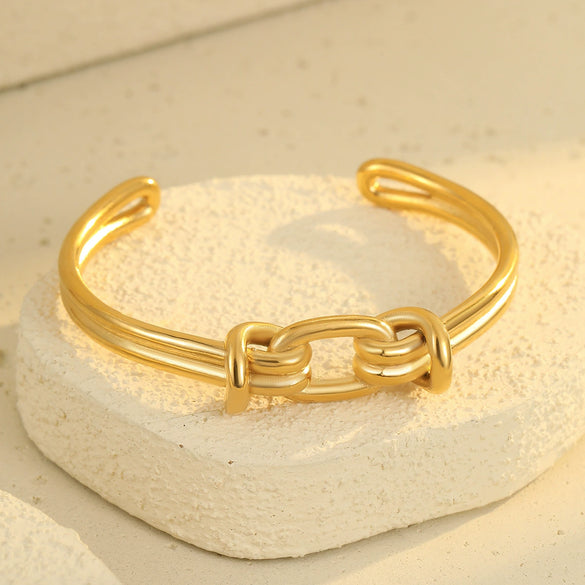 Bracelet Stainless Steel 18K Geometric Electroplated Fashion For Women