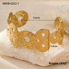 Bracelet Stainless Steel 18K Gold Geometric Electroplating Jewelry For Women