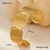 Bracelet Stainless Steel 18K Gold Geometric Electroplating Jewelry For Women