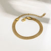 Bracelet Stainless Steel 18K Gold Geometric Electroplating Simple Style