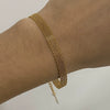 Bracelet Stainless Steel 18K Gold Geometric Electroplating Simple Style