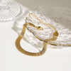 Bracelet Stainless Steel 18K Gold Geometric Electroplating Simple Style